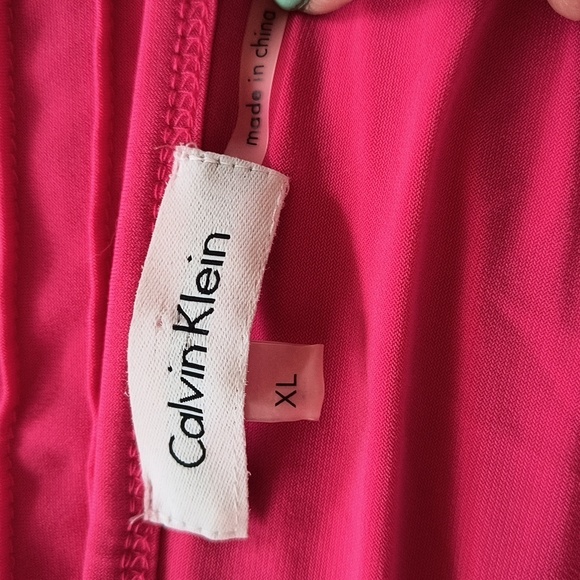 Calvin Klein Short Sleeve Textured Top/Blouse Size XL - Picture 8 of 8